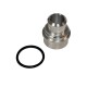 Block Breather Adapter, Billet Aluminum, 1" Nipple, Audi A4 1.8T (1996-2001) | 034Motorsport