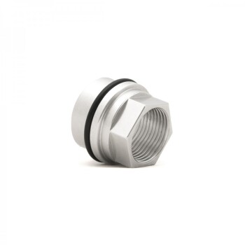 Block Breather Adapter, Billet Aluminum, Threaded...