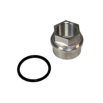 Block Breather Adapter, Billet Aluminum, Threaded...