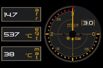 Lancia Delta Integrale 7" colour TFT graphical LCD multi gauge complete kit