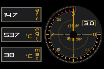 Lancia Delta Integrale 4.3 colour TFT graphical LCD multi...