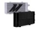 Universal Dual Pass Bar & Plate Oil Cooler, Small, black | MMOC-DP-SBK