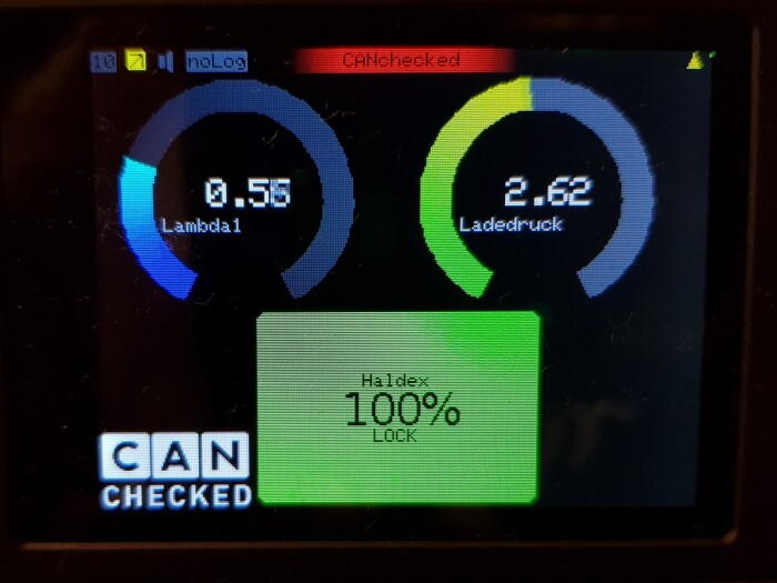 CANchecked Haldex control for 2.8 Display (License)
