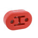 Exhaust Hanger rubber red - Heat Resistant (3 Pieces Per Package)