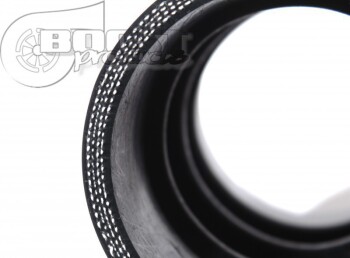 Silicone Reducer Straight, 63,5 - 57mm, black