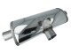 Exhaust silencer T-Style - 1 x 76MM on 2 x 63,5MM | Simons