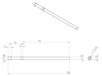 Bracket 10mm for Exhaust Systems