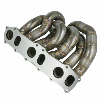 Turbo Manifold VAG VR6 2.8 / 2.9L Twinscroll T4-flange 2x MV-S WG.-port - Stainless Steel