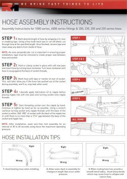 -10 AN hose end straight | RHP