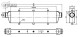 Intercooler 550x140x65mm - 55mm - Competition - 300HP