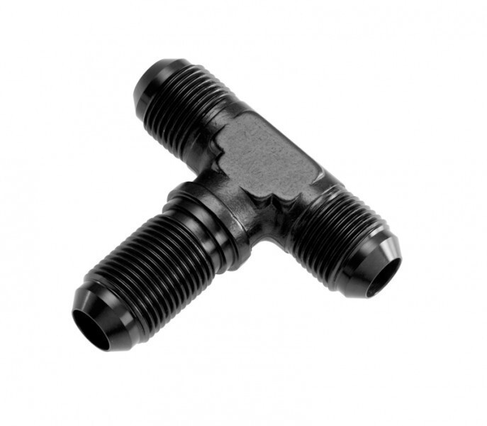 -06 AN Bulkhead tee on the leg AN-AN male