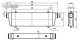 Intercooler 550x180x65mm - 60mm - Competition - 350HP