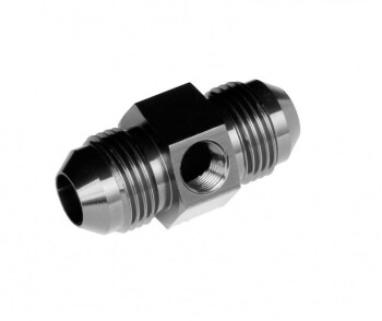 -04 male to -04 male AN / JIC with 1/8" NPT in hex - black | RHP