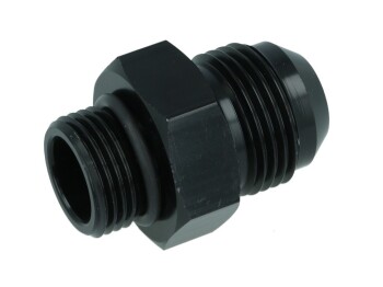 -16 male to -12 o-ring port adapter (high flow radius ORB) - black | RHP