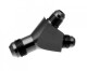 -08 single inlet to -08 dual outlet - black | RHP