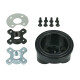 Oil filter adapter for relocation kit
