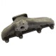 Turbo manifold for Ford Endura 1.3 8V with T25 flange and "L" wastegate connection