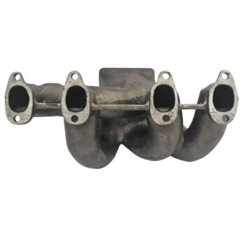 Turbo manifold - Racing - for VW/Audi EA827 engines with T3 twin scroll flange with 38mm TiAl wastegate connection