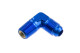 -04 AN male to 1/4 NPT with nitrous screen, 90° - blue // Nitrous Adapter | RHP