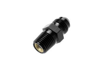 -06 AN to 1/4 NPT with nitrous screen, straight- black //...