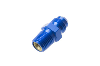 -06 AN to 1/4 NPT with nitrous screen, straight- blue //...
