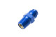 -06 AN to 1/4 NPT with nitrous screen, straight- blue // Nitrous Adapter | RHP