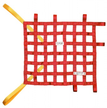 TRS Window Net with velcro fastener 57x51cm in red