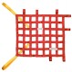 TRS Window Net with velcro fastener 57x51cm in red