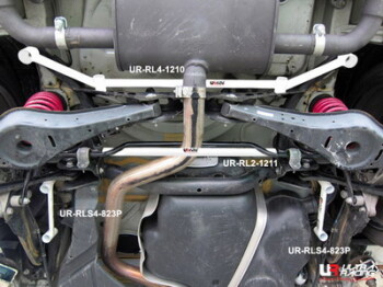 2x 2-Point Rear Lower Side Bars for VW Golf 5/6