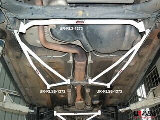 2x 3-Point Rear Side Bars for VW Golf 4 97-06