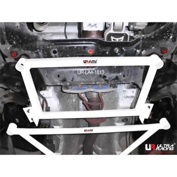 4-Point Front H-Brace for Volvo V60 1.6T 10+ / XC60 08+ 2.0T