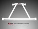 4-Point Rear Lower Brace for Volvo S40 08+