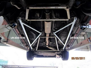2x 3-Point Side Bars for Volvo 850 Turbo 4D