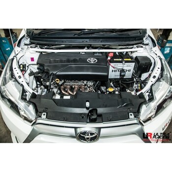 2-Point Front Upper Strut Bar for Toyota Yaris 10+ XP13 | Ultra Racing