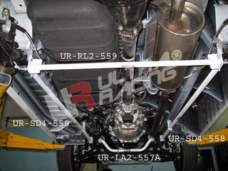 2x 2-Point Side Bars Toyota Hiace/H200 04+