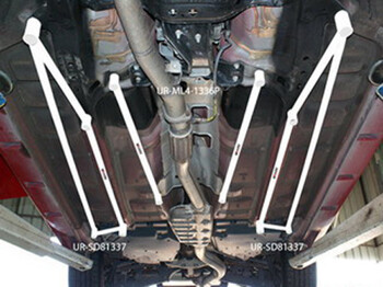 4-Point Mid Lower Bar Subaru Impreza/ STI 08+/ XV 12+