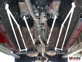 2x 4-Point Side Bars Subaru Impreza 08+ GR +STI