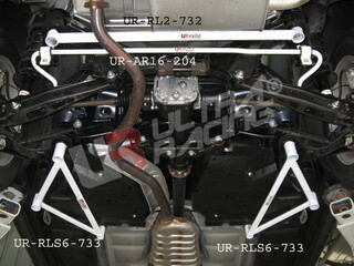 2x 3-Point R. Side Bars Subaru Impreza 08+ GH/GR +STI