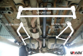 2x 3-Point Side Bars for Ssangyong Actyon 06-11 2.0D