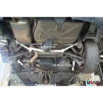 2x 2-Point Rear Side Bars for Peugeot 407 04-10 2.0