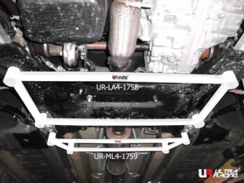4-Point Mid Lower Brace for Peugeot 3008 09+ 1.6