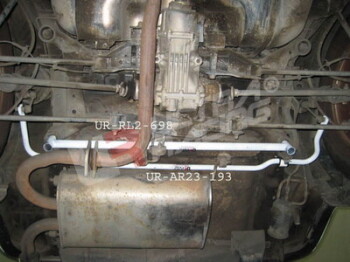 2-Point Rear Lower Tiebar Nissan X Trail 01-07