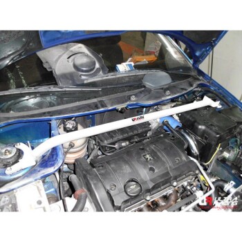 2-Point Front Upper Strut Bar for Peugeot 206 / 206 CC 1.6