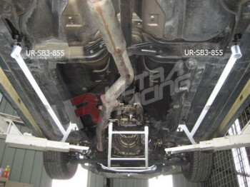 2x 3-Point Side/Floor Bars Nissan S14 95-99