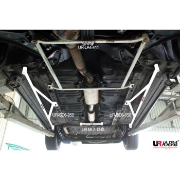 2x 3-Point Side Bars Nissan Cefiro 94-98 A32
