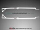 2x 4-Point Side Bars Nissan Cefiro 88-94 A31