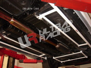 2x 4-Point Side/Floor Bars for Mitsubishi EVO 7/8/9
