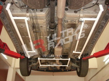 4-Point Front Lower H-Brace for Mitsubishi EVO 7/8/9
