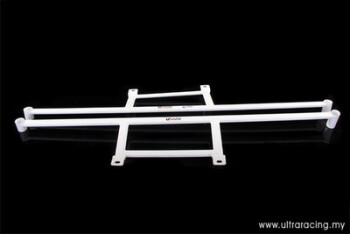 2x 4-Point Floor Bars for Mitsubishi EVO 4/5/6