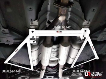 2x 3-Point Rear Lower Bars Nissan 370Z /Infiniti G37